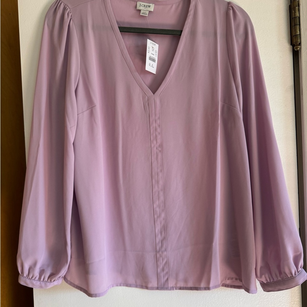 J. Crew Women's Lavender Blouse- NWT!